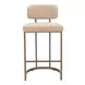 Velar Beige Upholstered Counter Height Stool Set of 2