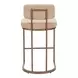 Velar Beige Upholstered Counter Height Stool Set of 2