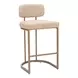Velar Beige Upholstered Counter Height Stool Set of 2