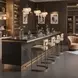 Velar Beige Upholstered Bar Stool Set of 2