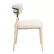 Equinox Oyster Gray Upholstered Dining Chair Set of 2