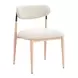 Equinox Oyster Gray Upholstered Dining Chair Set of 2