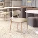 Equinox Oyster Gray Upholstered Dining Chair Set of 2
