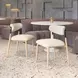Equinox Oyster Gray Upholstered Dining Chair Set of 2