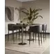 Asher Sparrow Grey And Napa Black Bar Stool