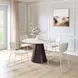 Zeal Light Gray and Taupe Upholstered Dining Chair Set of 4