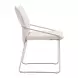 Pola White Upholstered Dining Chair Set of 2