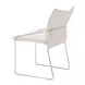 Pola White Upholstered Dining Chair Set of 2