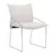 Pola White Upholstered Dining Chair Set of 2