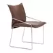 Pola Brown Upholstered Dining Chair Set of 2