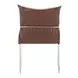 Pola Brown Upholstered Dining Chair Set of 2