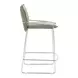 Pola Green Upholstered Counter Height Stool