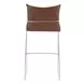 Pola Brown Upholstered Bar Stool