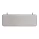 Bela Ivory and Brown Queen Upholstered Floating Headboard