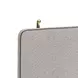 Bela Ivory and Brown Queen Upholstered Floating Headboard