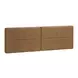 Cove Brown Queen Upholstered Floating Headboard