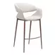 Limay Beige Upholstered Bar Stool