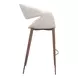 Limay Beige Upholstered Bar Stool