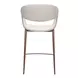 Limay Beige Upholstered Counter Height Stool
