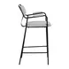 Couva Gray Upholstered Counter Height Stool Set of 2