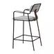 Couva Gray Upholstered Counter Height Stool Set of 2