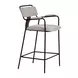 Couva Gray Upholstered Counter Height Stool Set of 2