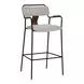 Couva Gray Upholstered Bar Stool Set of 2