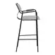 Couva Gray Upholstered Bar Stool Set of 2