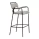 Couva Gray Upholstered Bar Stool Set of 2