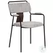 Couva Gray Tweed Dining Chair Set of 2