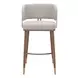 Brew Beige Upholstered Bar Stool
