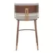 Brew Beige Upholstered Bar Stool