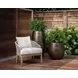 Capri Palazzo Cream Performance Fabric Outdoor Lounge Chair