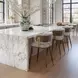 Brew Beige Upholstered Counter Height Stool