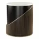Tova Black and White Round Marble Top Side Table