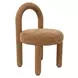 Curco Brown Upholstered Dining Chair Set of 2