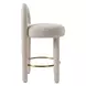 Curco Gray Upholstered Counter Height Stool Set of 2