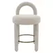 Curco Gray Upholstered Counter Height Stool Set of 2
