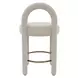 Curco Gray Upholstered Counter Height Stool Set of 2