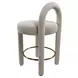 Curco Gray Upholstered Counter Height Stool Set of 2