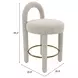 Curco Gray Upholstered Counter Height Stool Set of 2