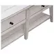 Lake House Weathered White Rectangular Cocktail Table