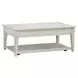 Lake House Weathered White Rectangular Lift Top Occasional Table Set