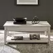 Lake House Weathered White Rectangular Lift Top Occasional Table Set