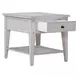 Lake House Weathered White Rectangular Lift Top Occasional Table Set