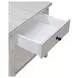 Lake House Weathered White Rectangular End Table