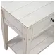Lake House Weathered White Rectangular Sofa Table