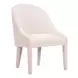 Domo Ivory Upholstered Dining Chair