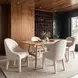 Domo Ivory Upholstered Dining Chair