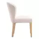 Mondstein Ivory Upholstered Dining Chair Set of 2